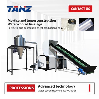 Zvukotesný drvič plastov